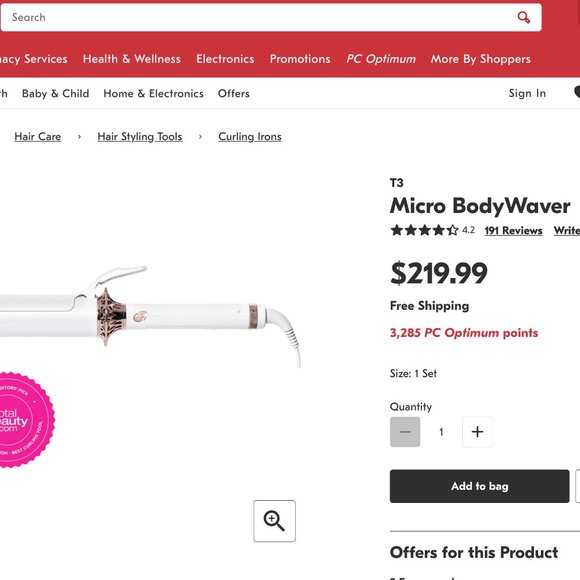 T3 Rose Gold Hair Curling Irons - VAULT ($1100 Value) - Picture 5 of 15